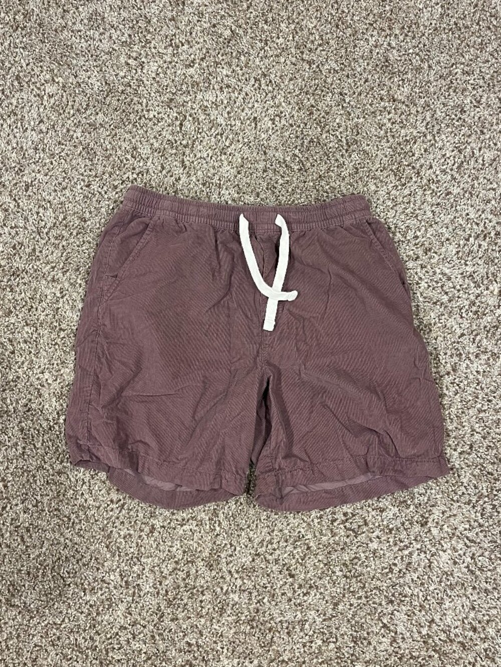 Goodfellow & Co Men’s Pull-On Drawstring Shorts Mauve Brown Size M